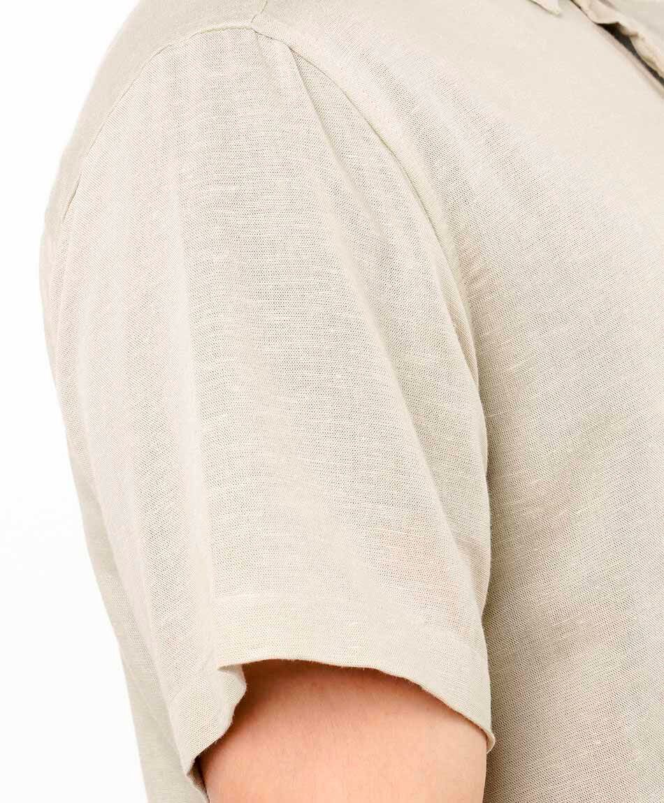 Camisa hombre b&aacute;sica manga corta