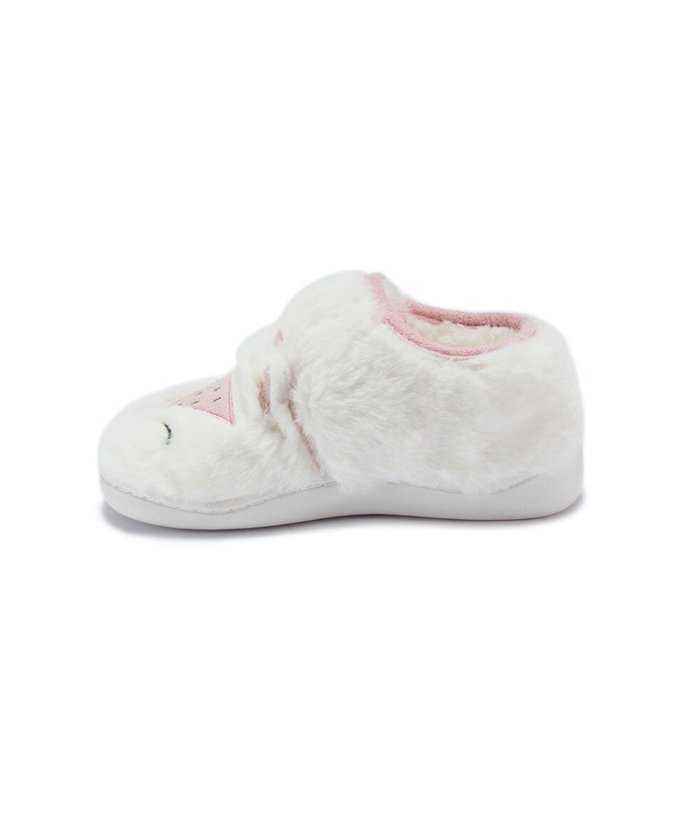 Pantufla ni&ntilde;a velcro little fox