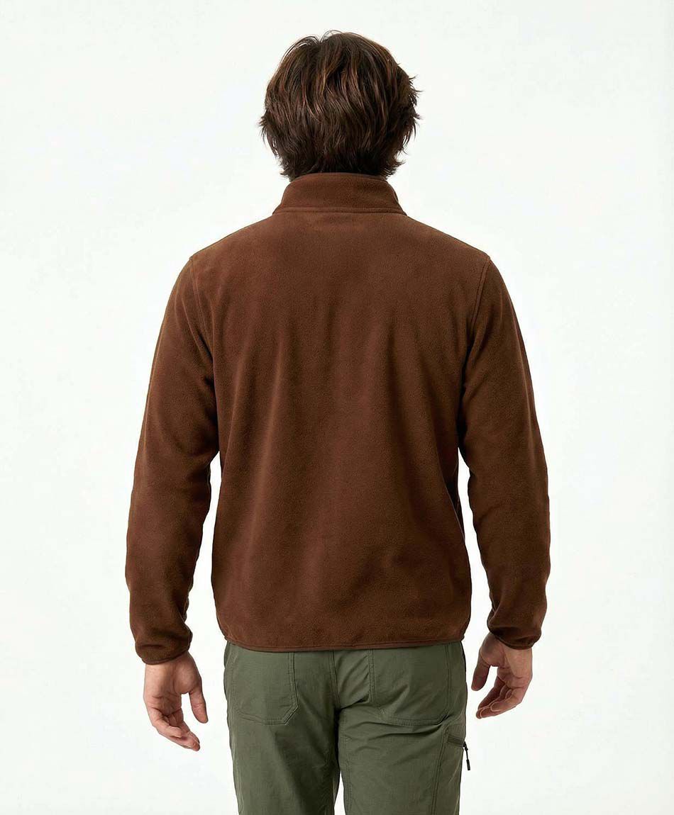 Buzo hombre polar con botones