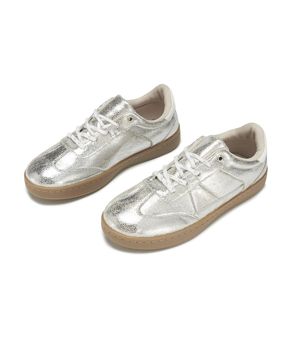 Zapatilla mujer vintage silver