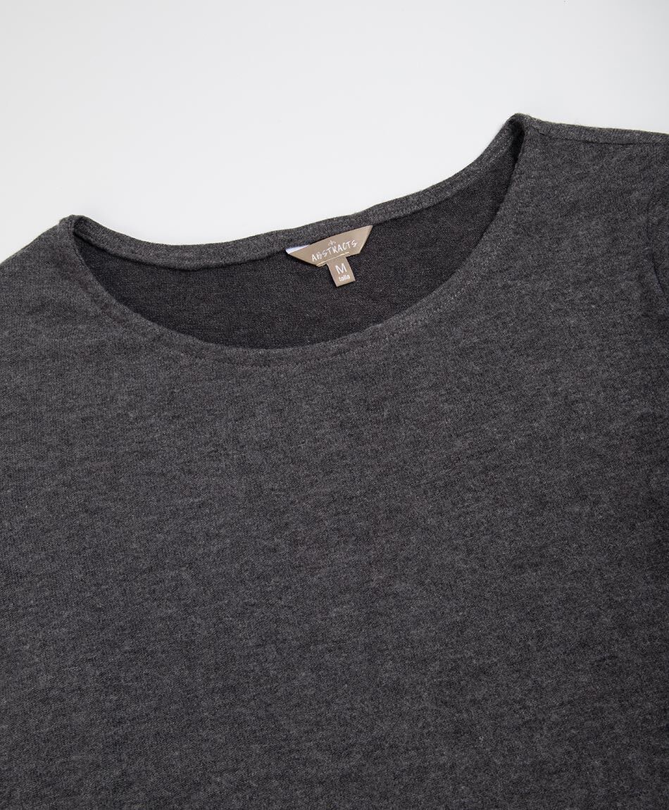 Remera mujer encaje bordes