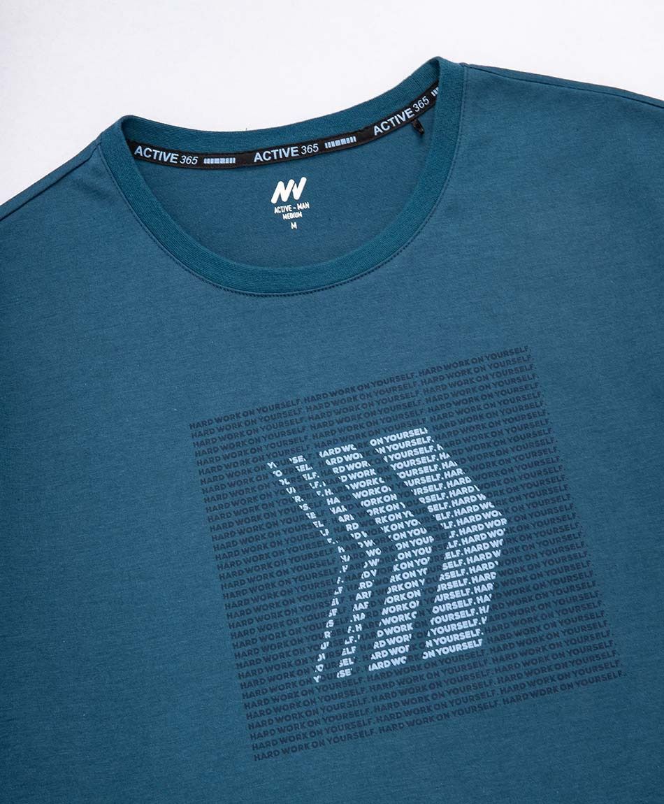 Remera deportiva hombre flechas