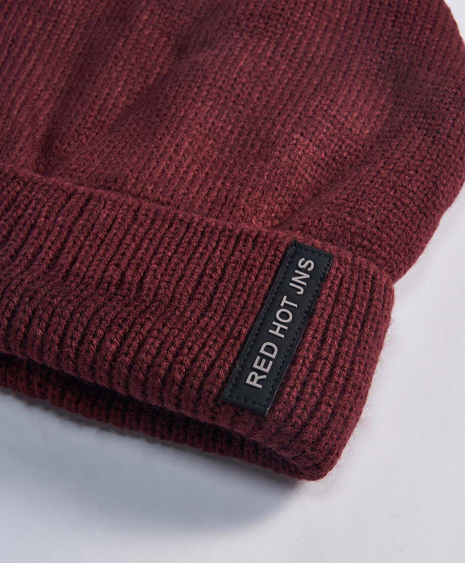 Gorra hombre urbano burdeo