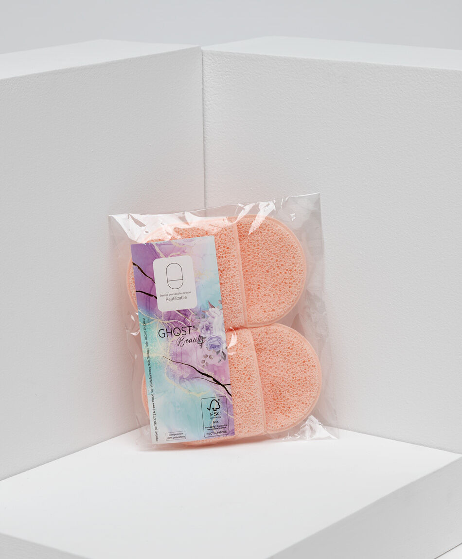 Set 2 esponjas removedoras de maquillaje