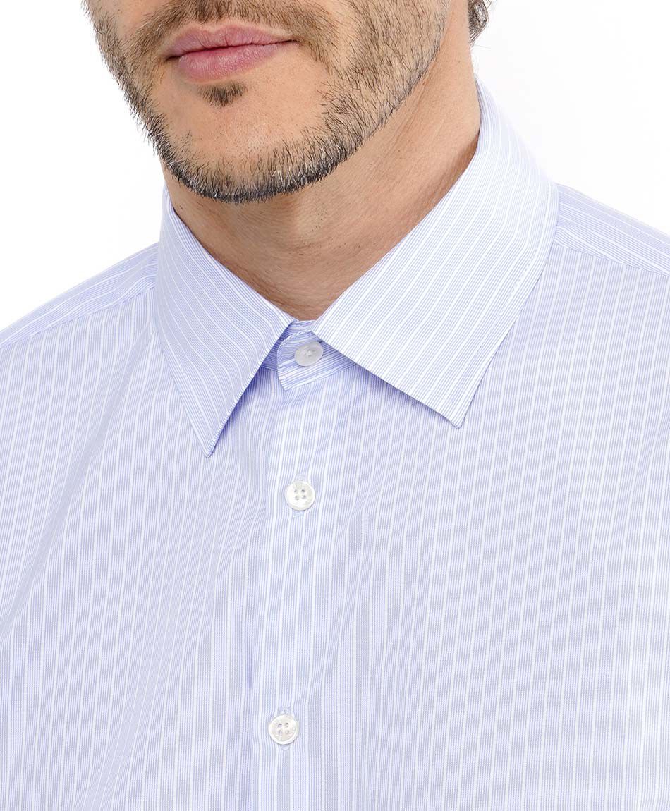 Camisa formal hombre dise&ntilde;o l&iacute;neas verticales