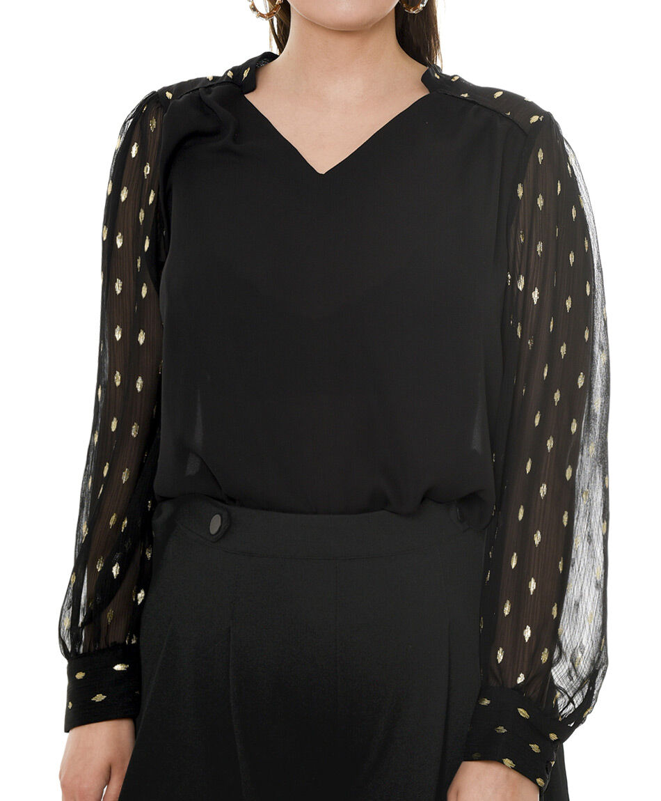 Blusa brillos
