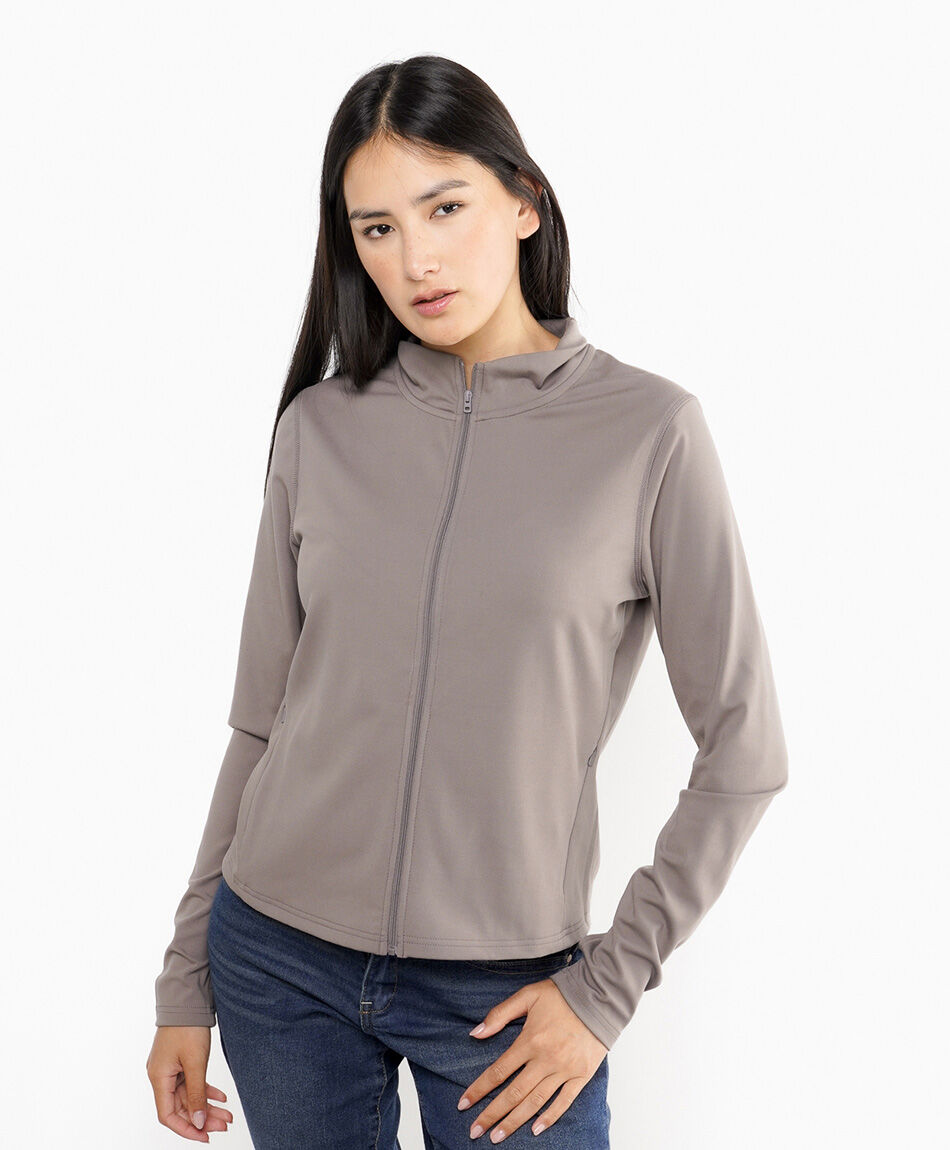 Buzo mujer light grey