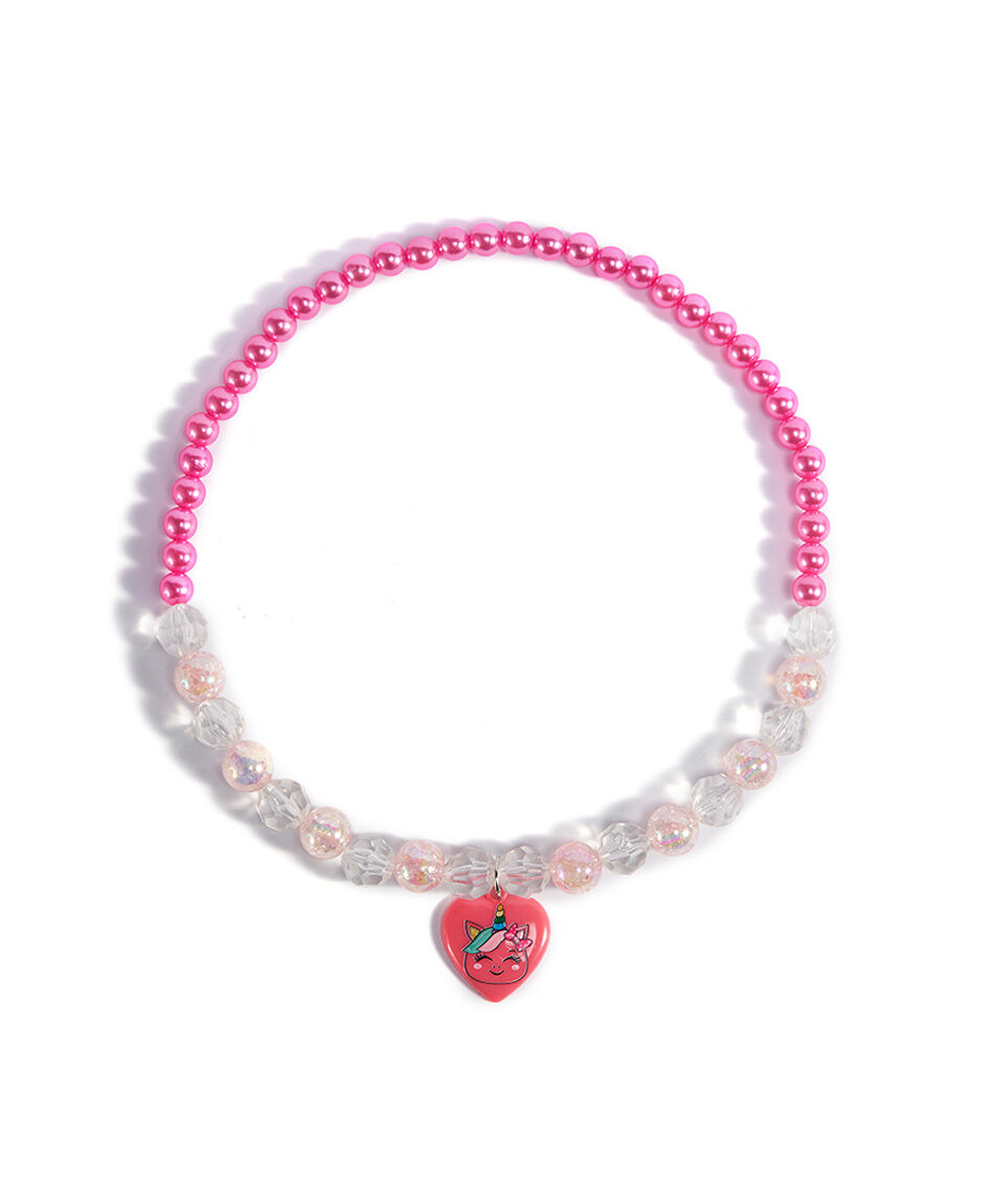 Set collar + pulsera infantil perlas