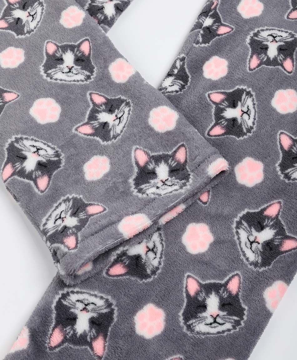 Pack pijama + calcetines gatitos rosa