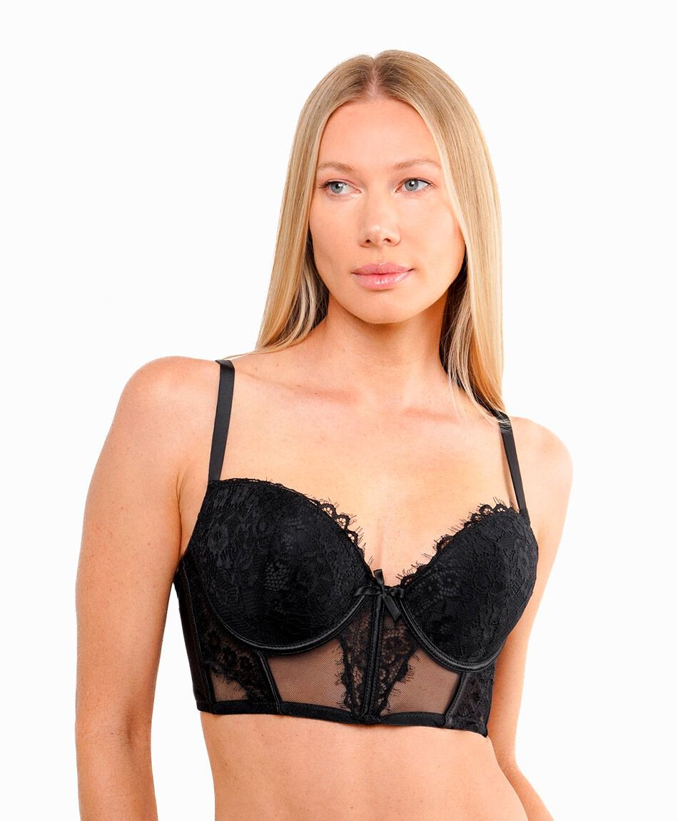 Corpi&ntilde;o mujer corset encaje