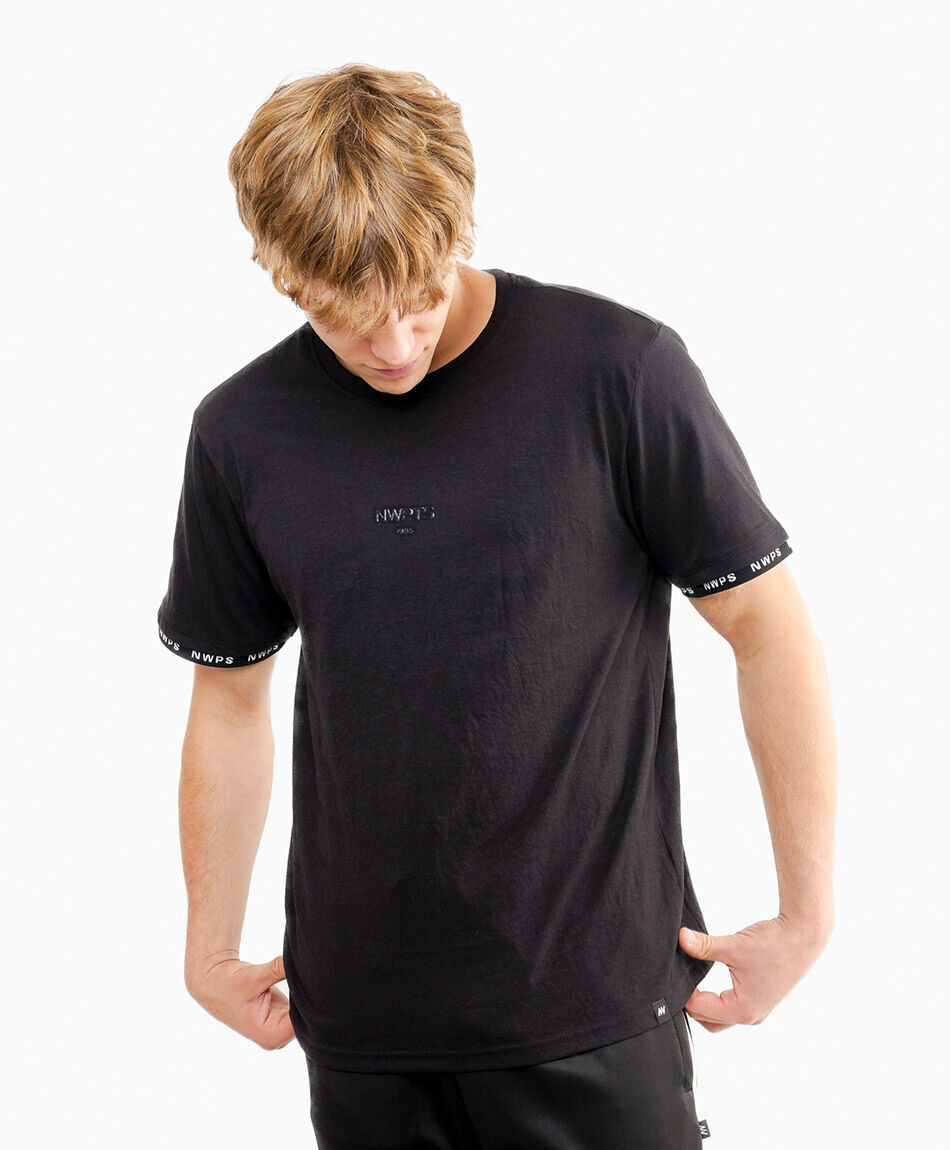Remera deportiva hombre new sport black