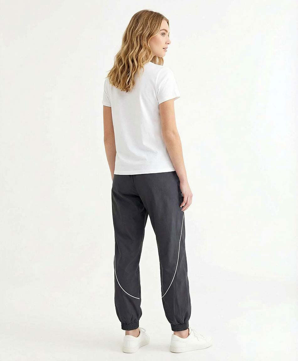 Pantal&oacute;n deportivo mujer lineas blancas
