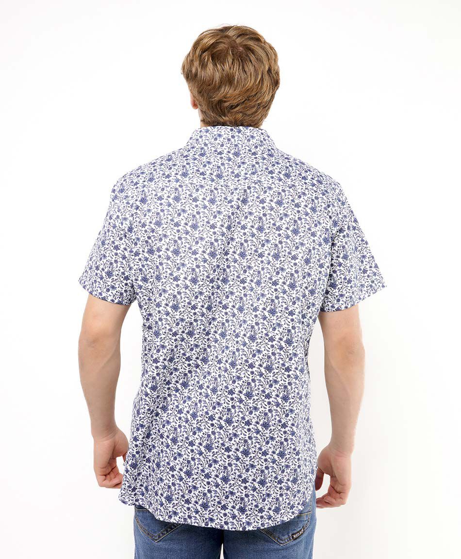 Camisa hombre estampado bicilcetas