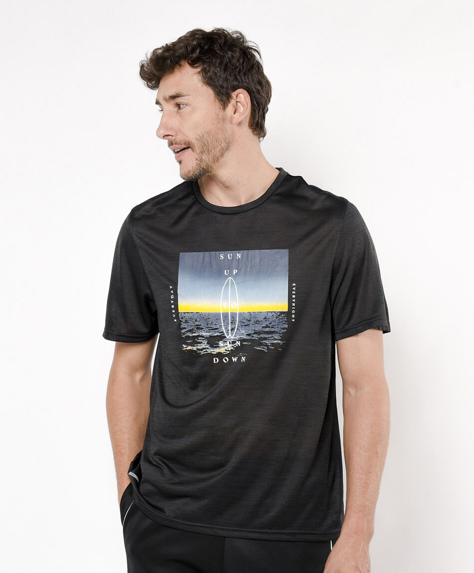Remera deportiva hombre horizonte