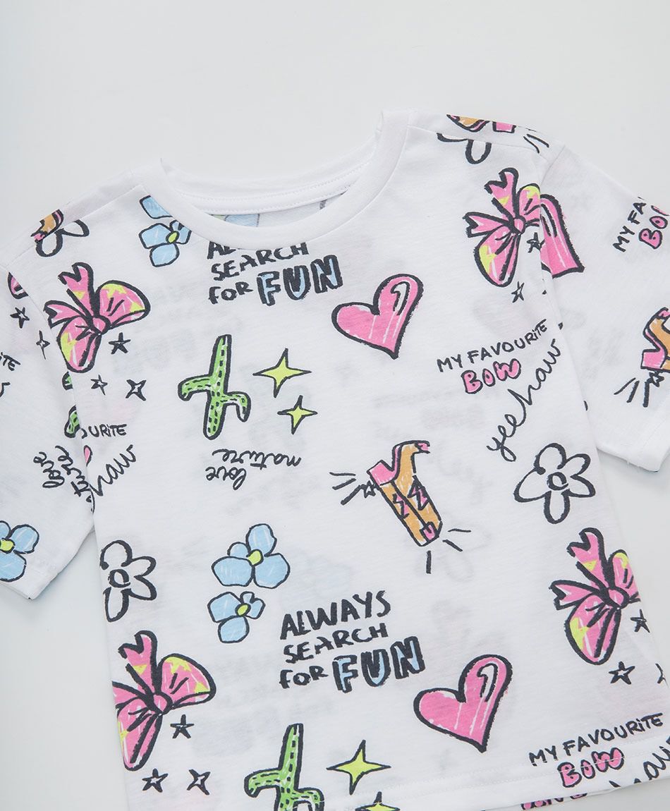 Remera ni&ntilde;a dibujos