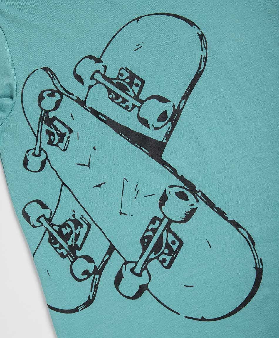 Remera ni&ntilde;o skates