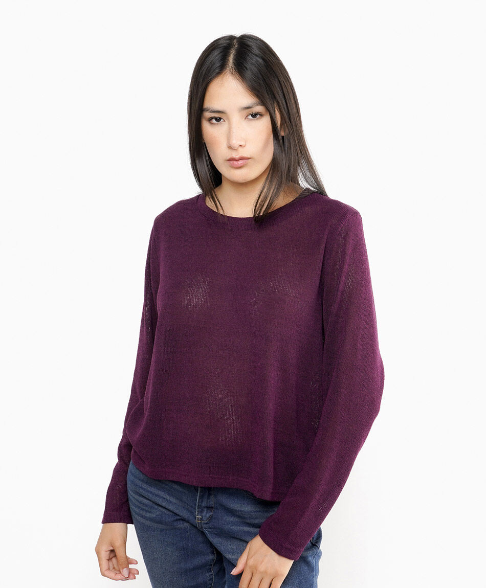 Remera mujer tejida light