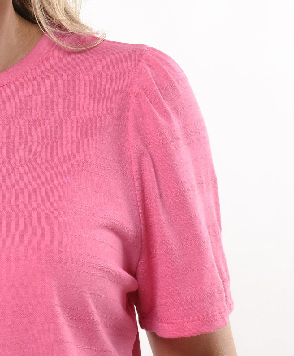 Remera mujer textura l&iacute;neas