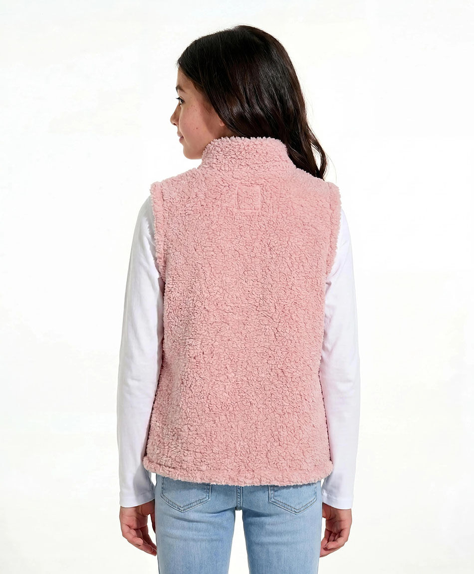 Buzo ni&ntilde;a dise&ntilde;o vest pink