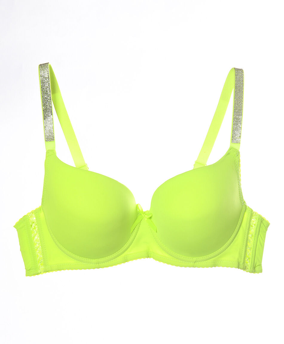 Corpi&ntilde;o mujer bretel brillante push up