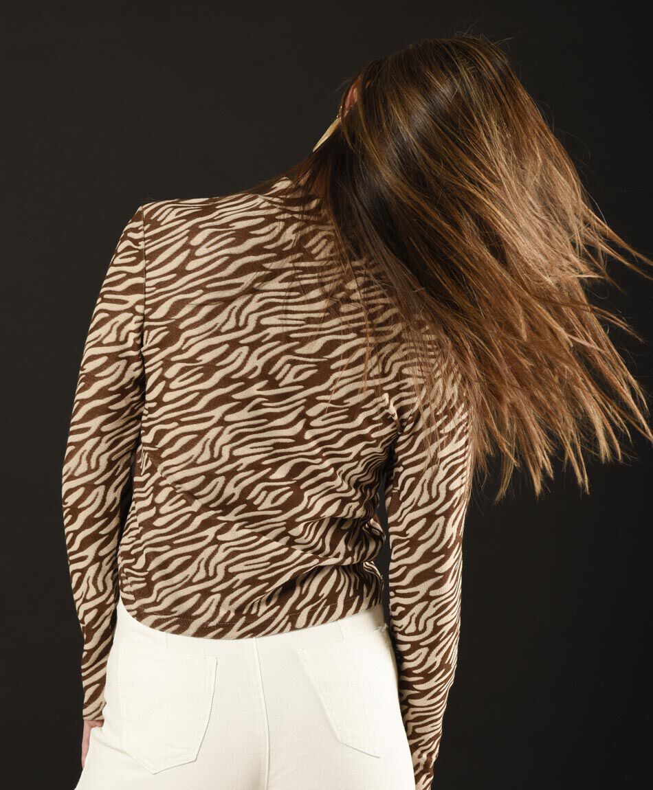 Polera estampada
