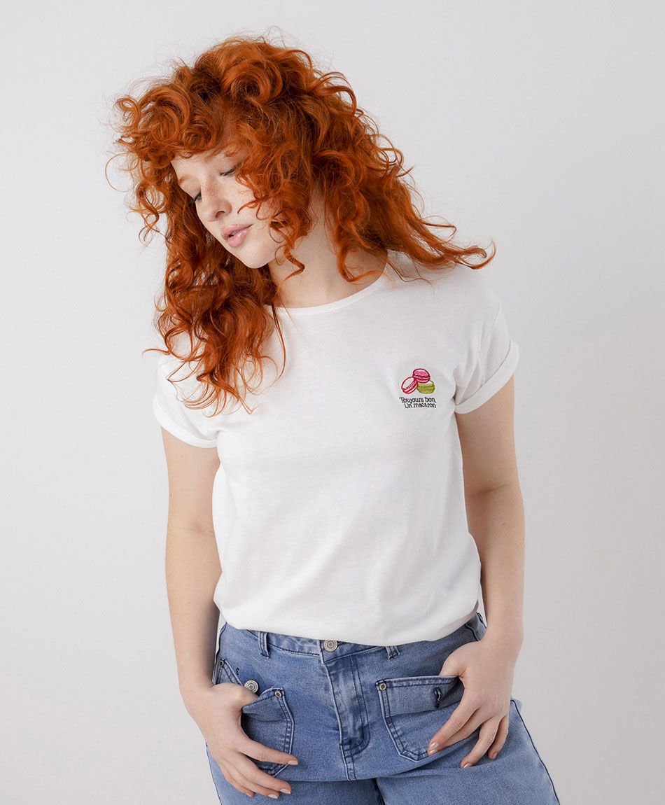 Remera mujer macaroons