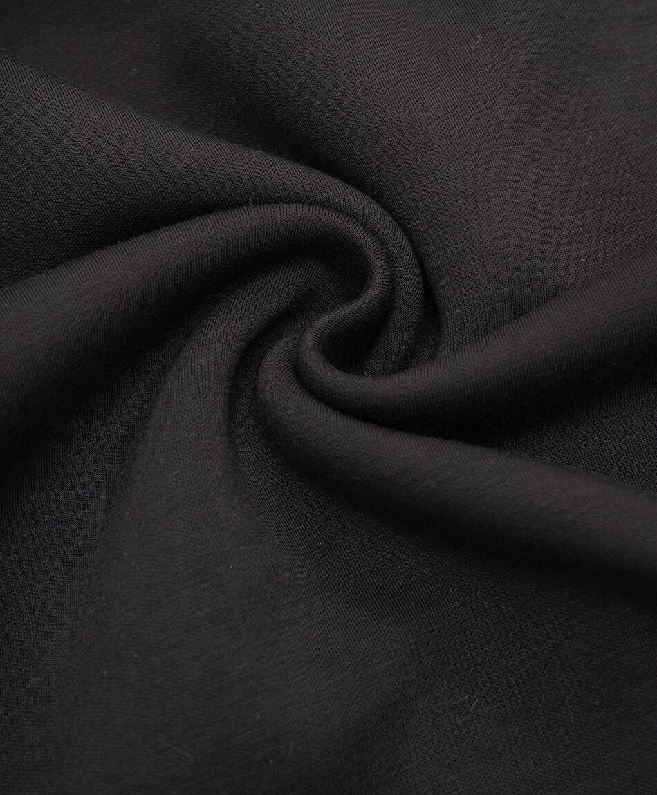 Buzo deportivo mujer cierre medio black