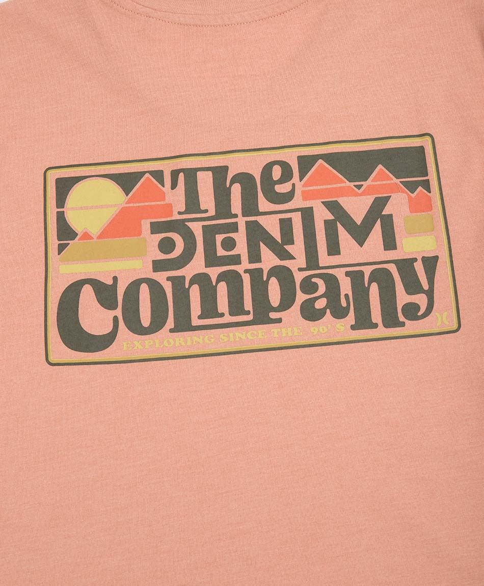 Remera hombre doble estampado denim company