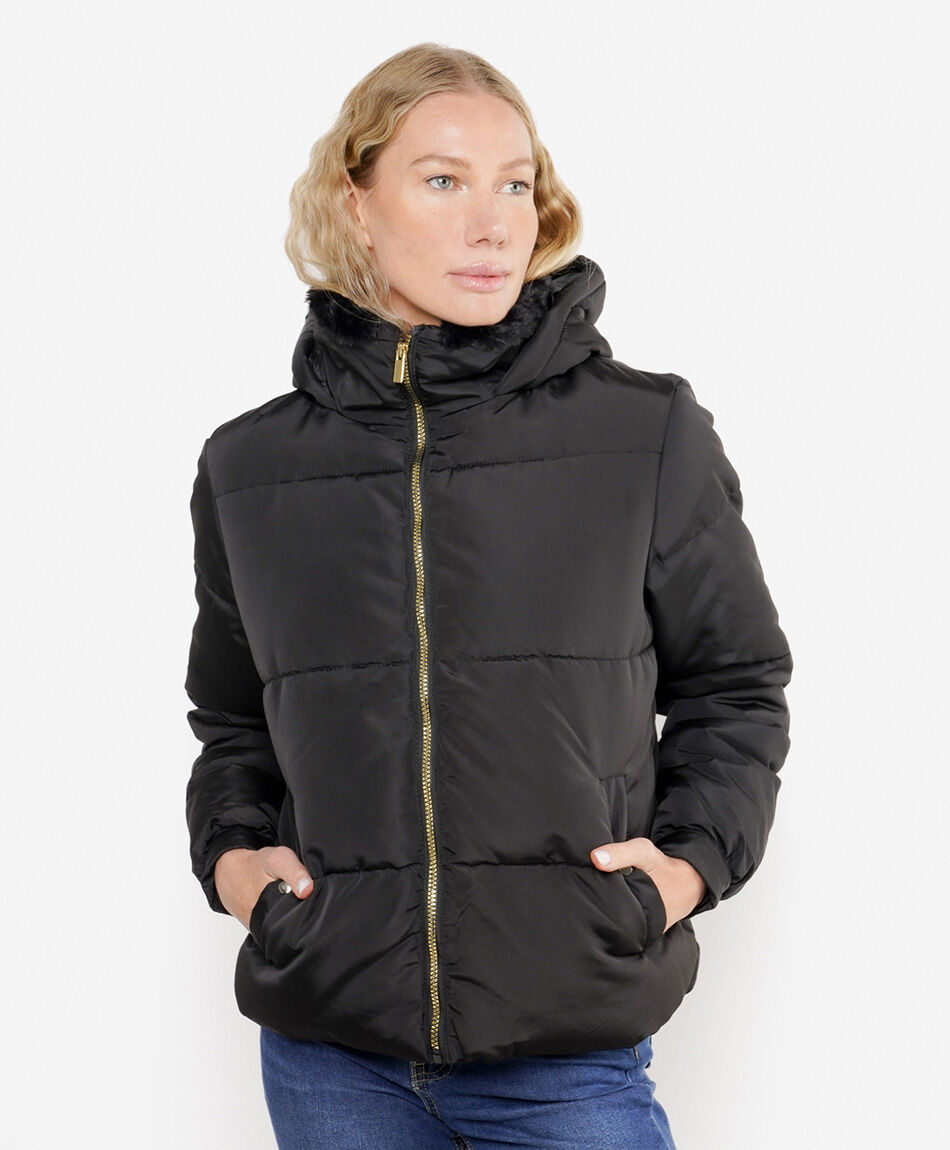 Parka mujer forrada pelos