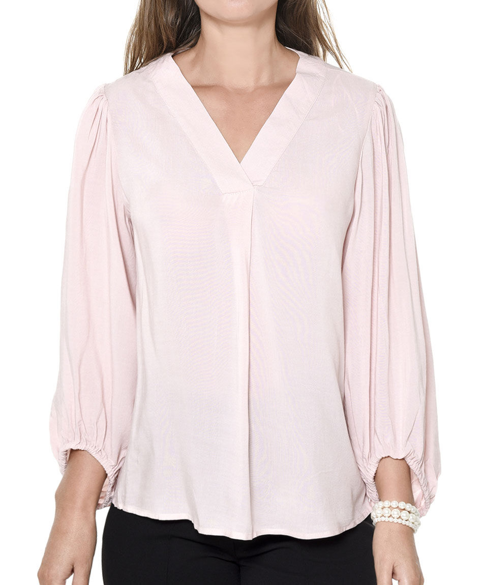 Blusa manga ancha
