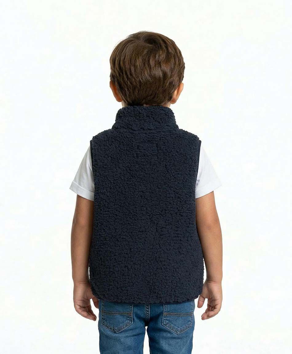 Buzo beb&eacute; vest chiporro gris