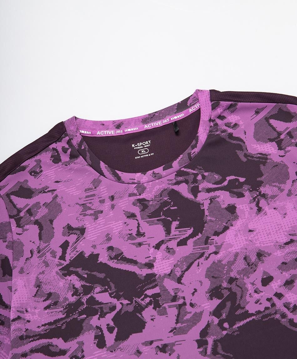 Remera deportiva mujer tie dye