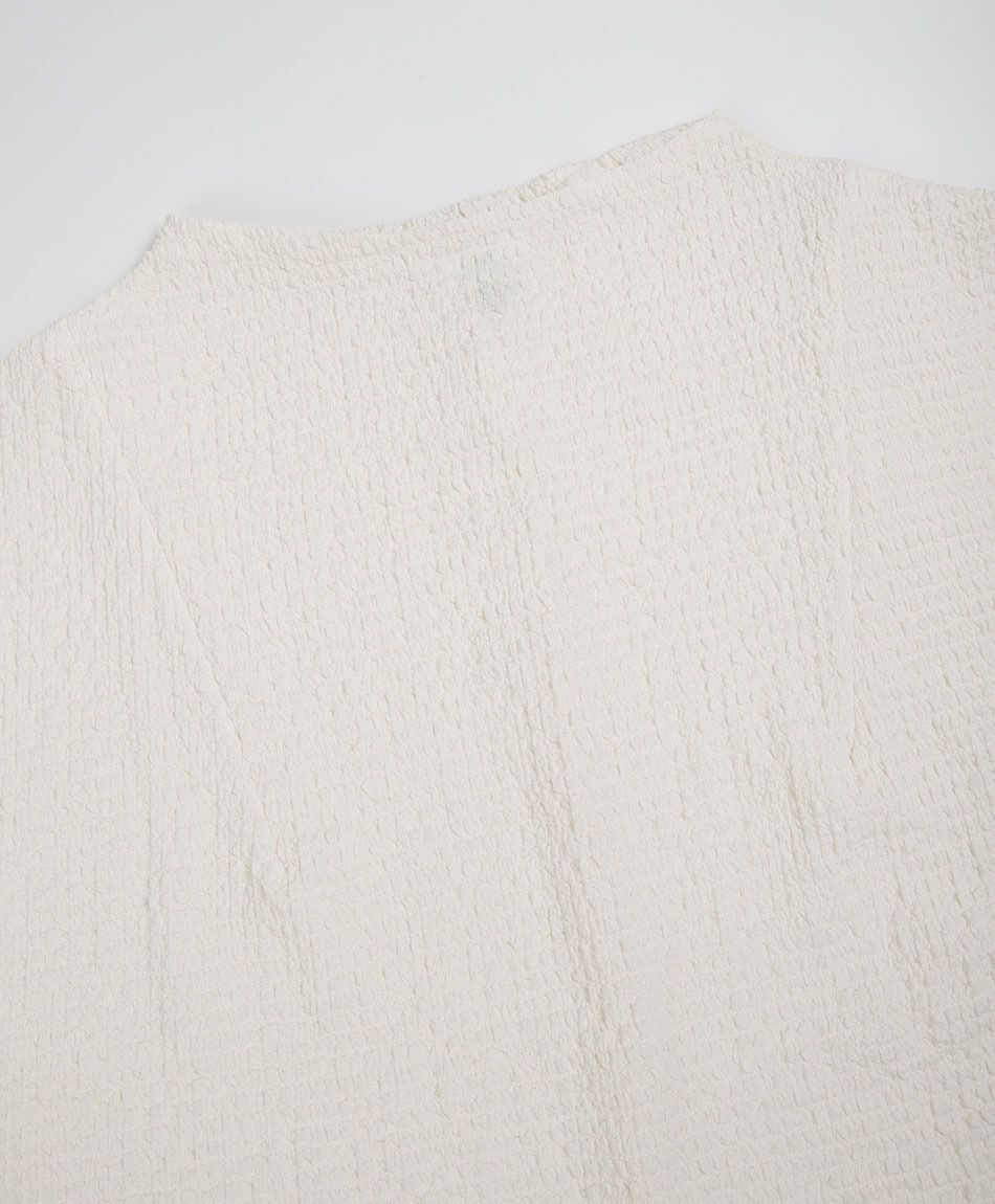 Remera mujer mini cuello textura