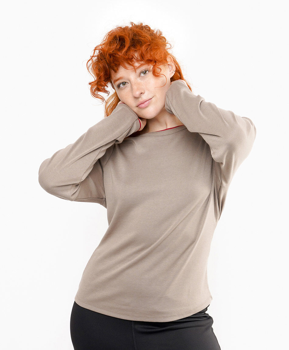 Remera mujer lisa b&aacute;sica