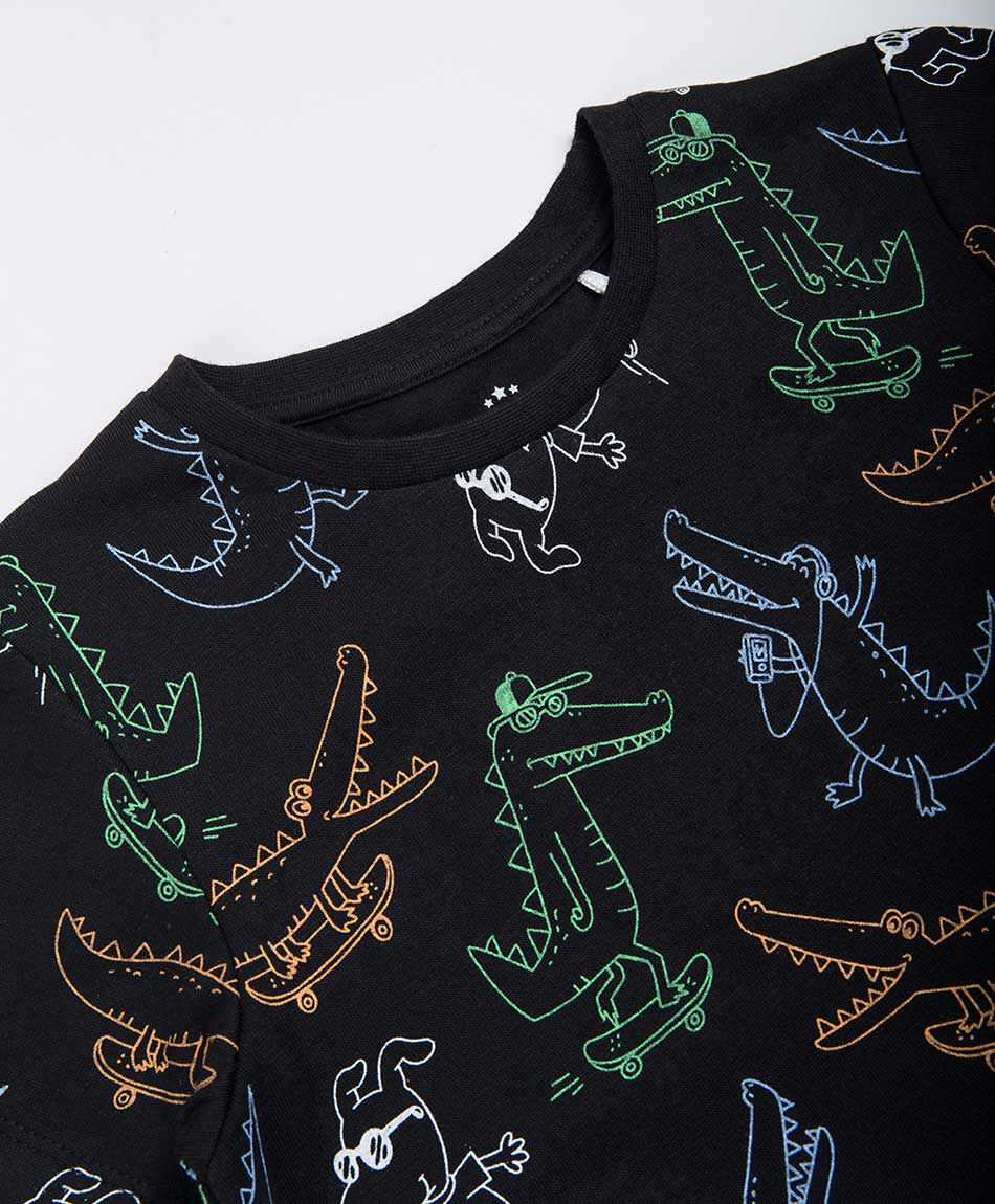 Remera beb&eacute; dinosaurios colores