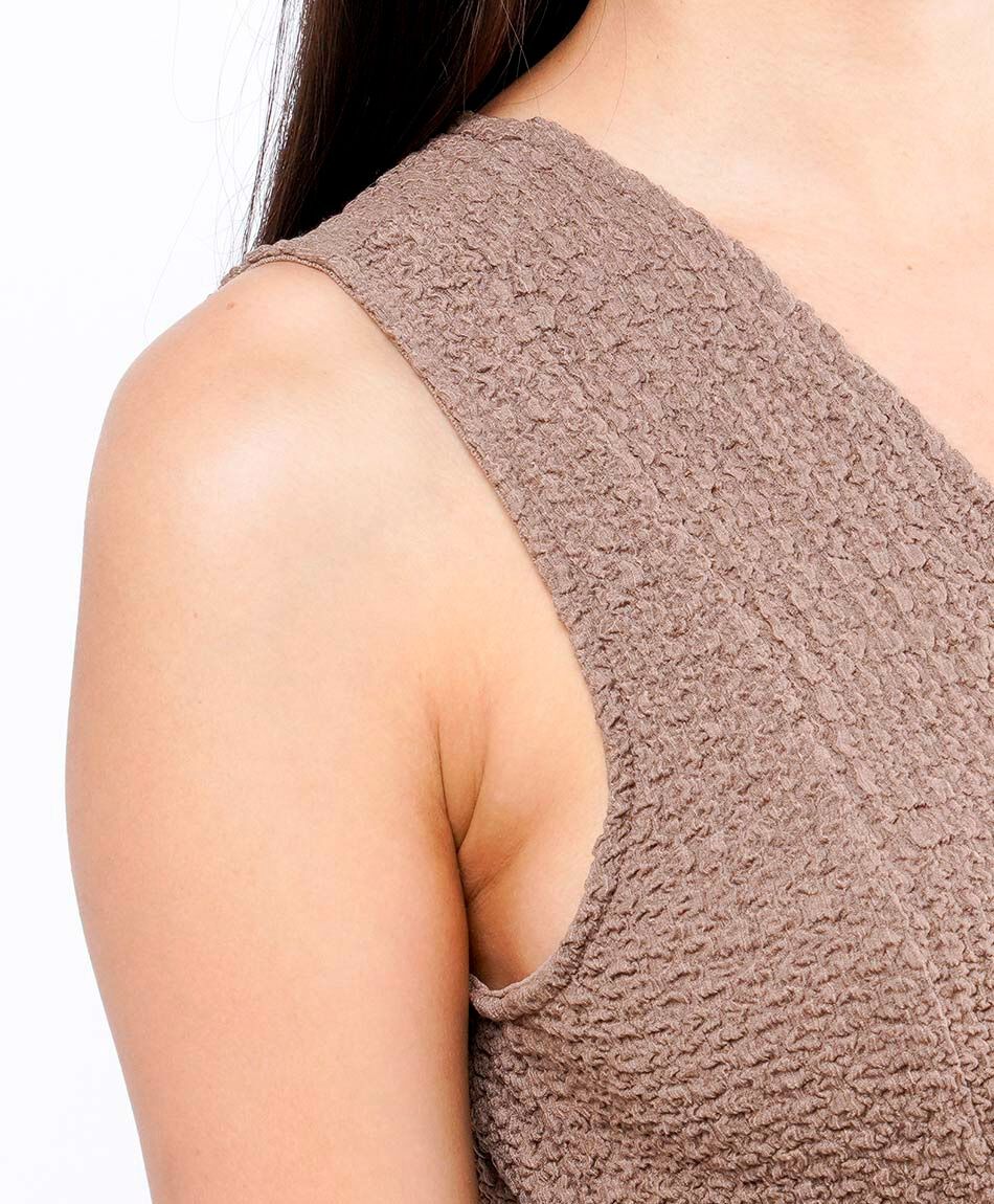 Camisa mujer textura cruzada