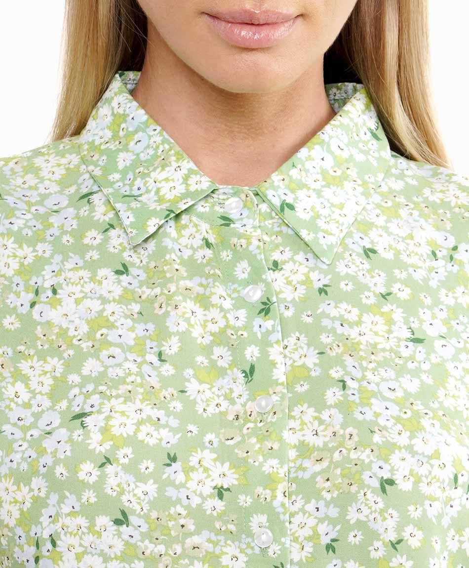 Camisa mujer dise&ntilde;o florcitas