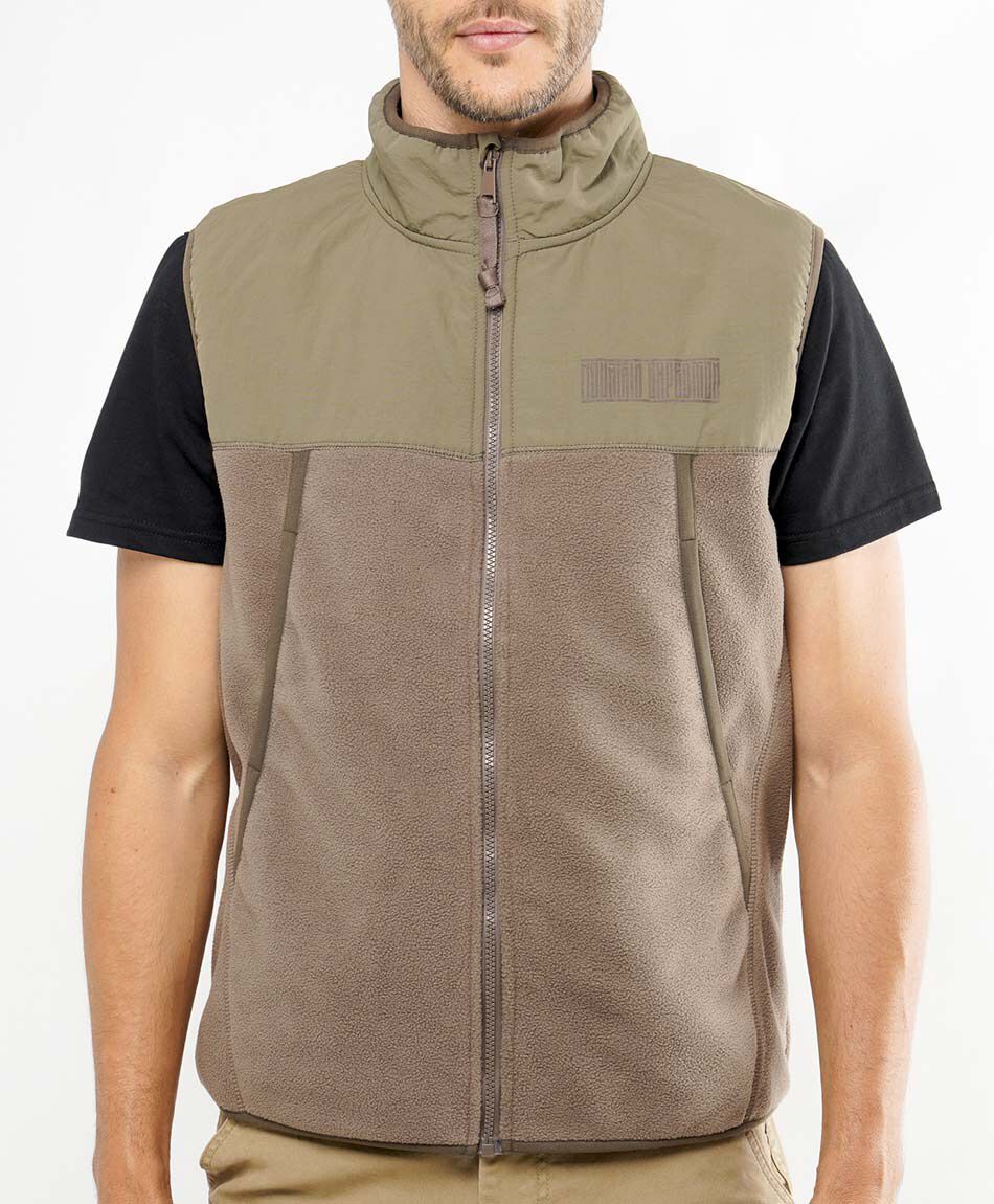 Buzo hombre sin mangas maxi bolsillo