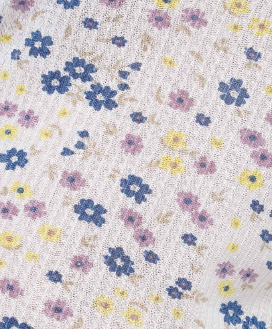 Pijama mujer capri flores colores