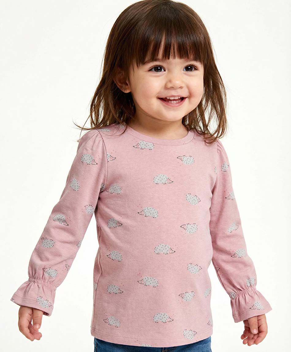 Remera beb&eacute; erizos