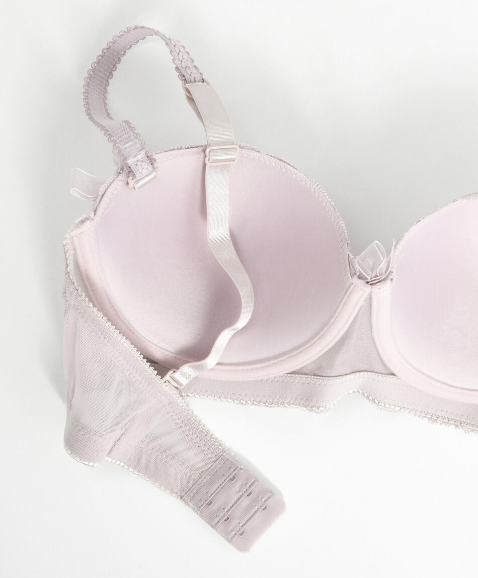 Corpi&ntilde;o mujer encaje mesh strapless