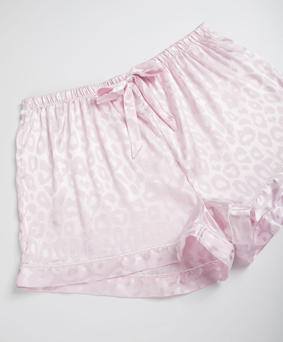 Pijama mujer camisero  sat&iacute;n rosado