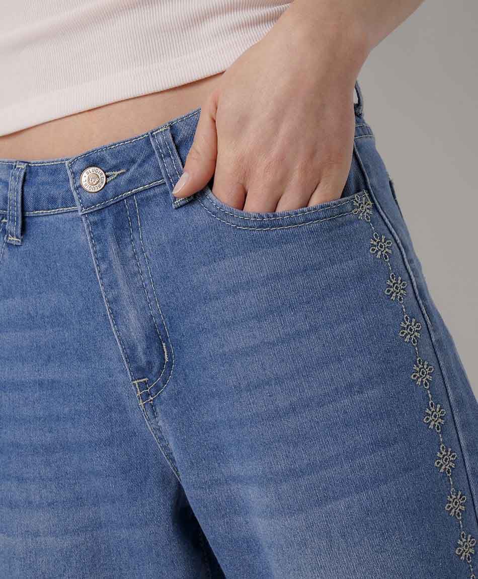 Jeans mujer wide leg
