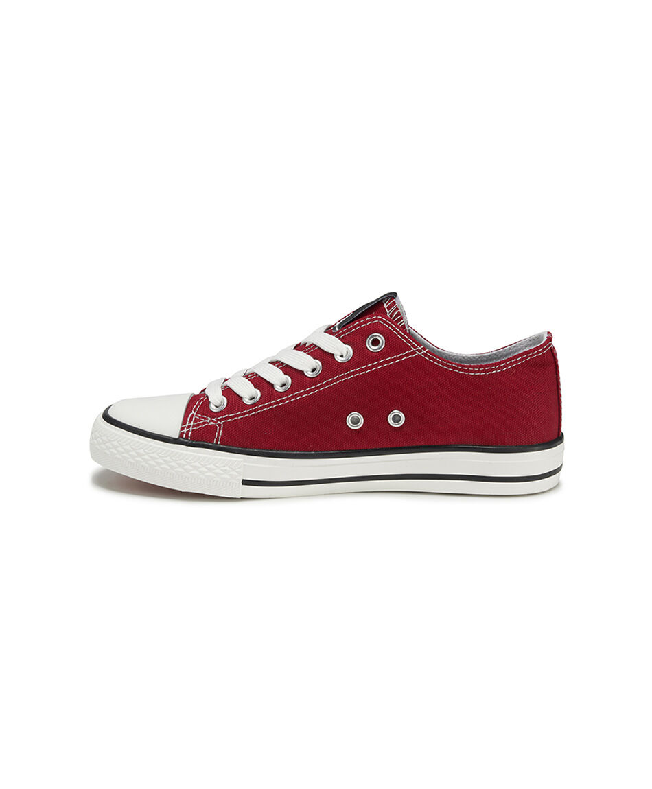 Zapatilla mujer canvas roja
