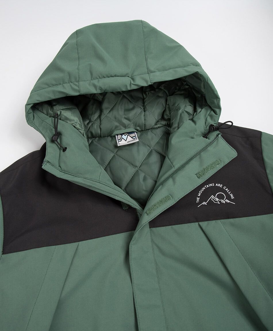 Campera hombre outdoor pliegues