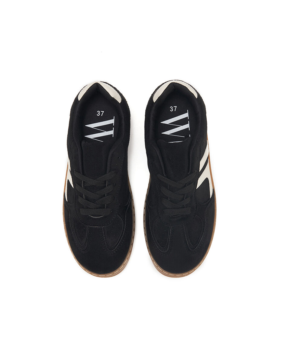 Zapatilla mujer vintage black