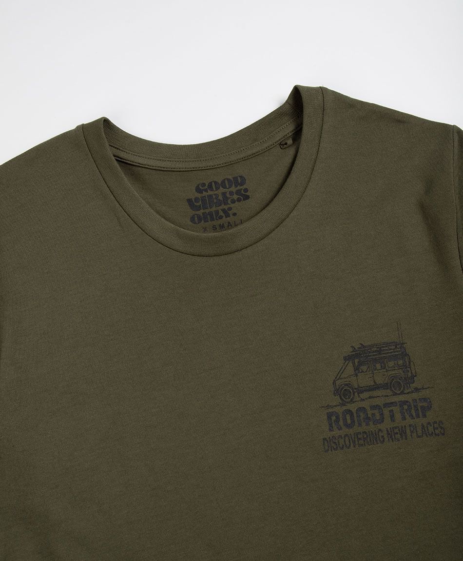 Remera hombre doble estampado jeep
