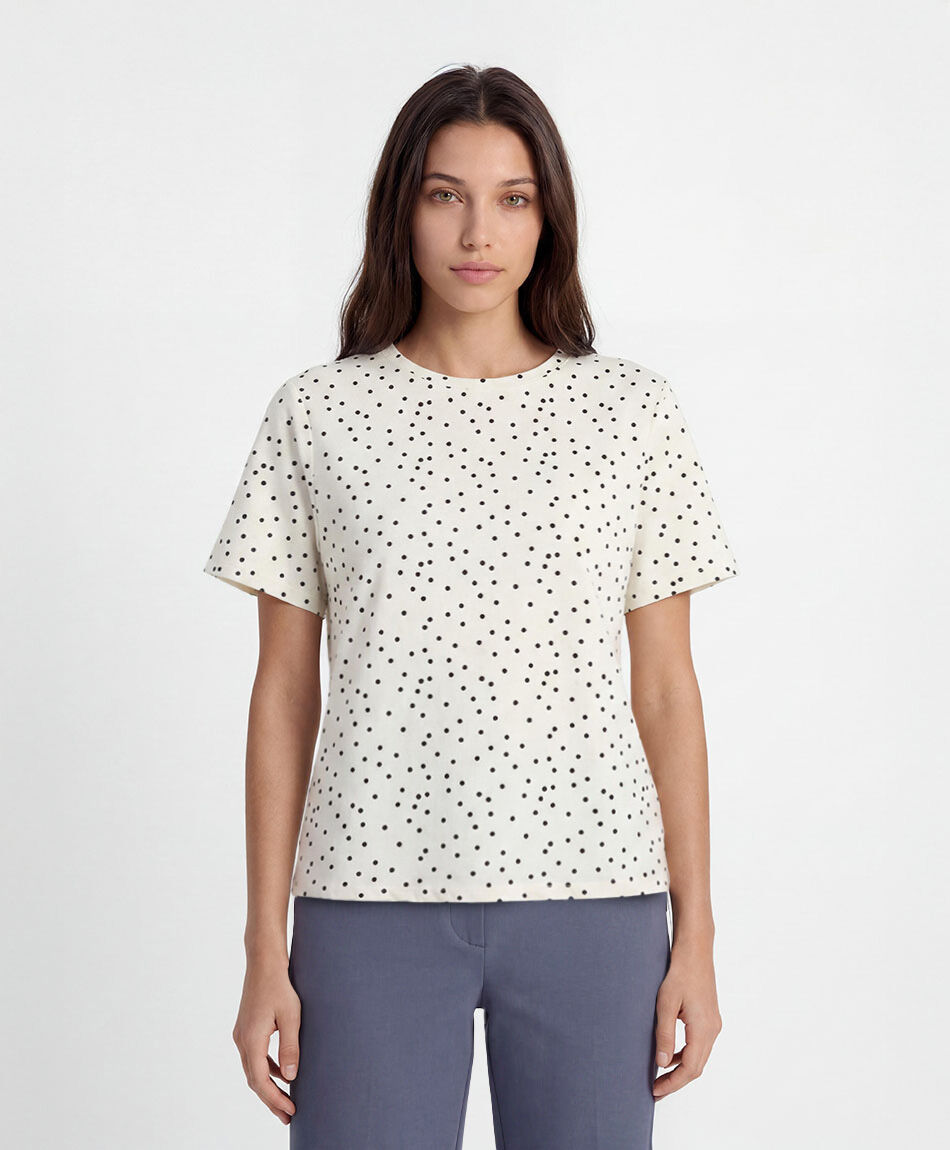 Remera mujer b&aacute;sica puntos