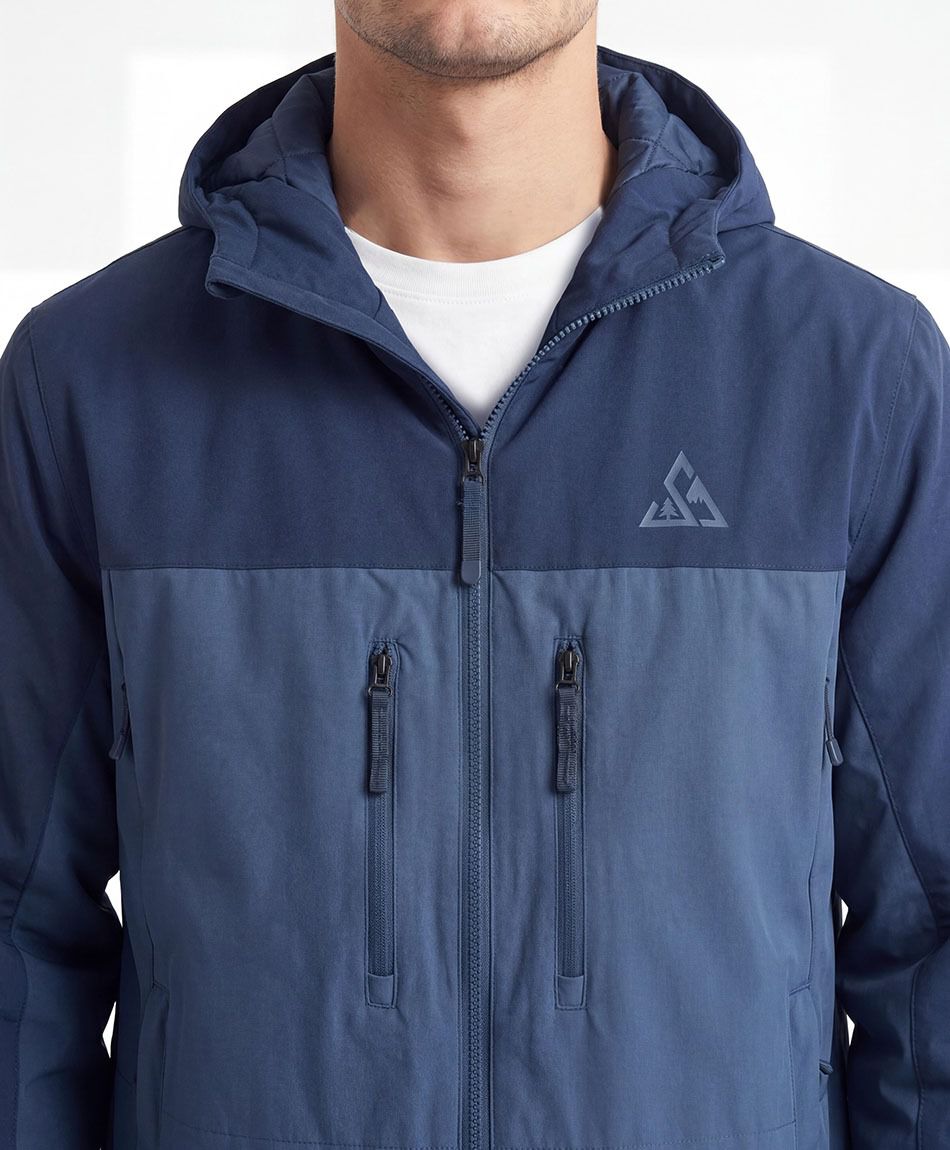 Campera hombre outdoor bolsillos