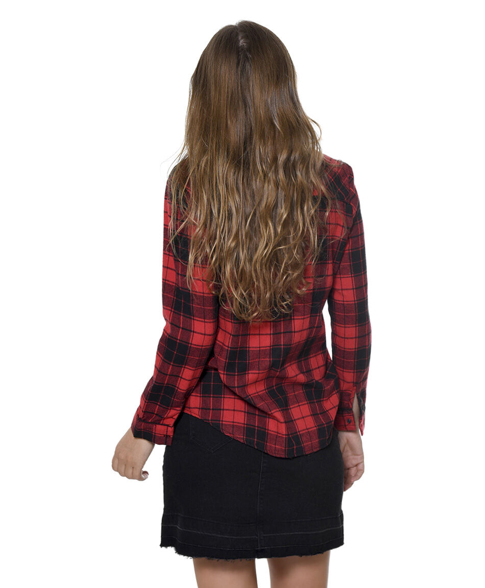 Blusa escoces bolsillos